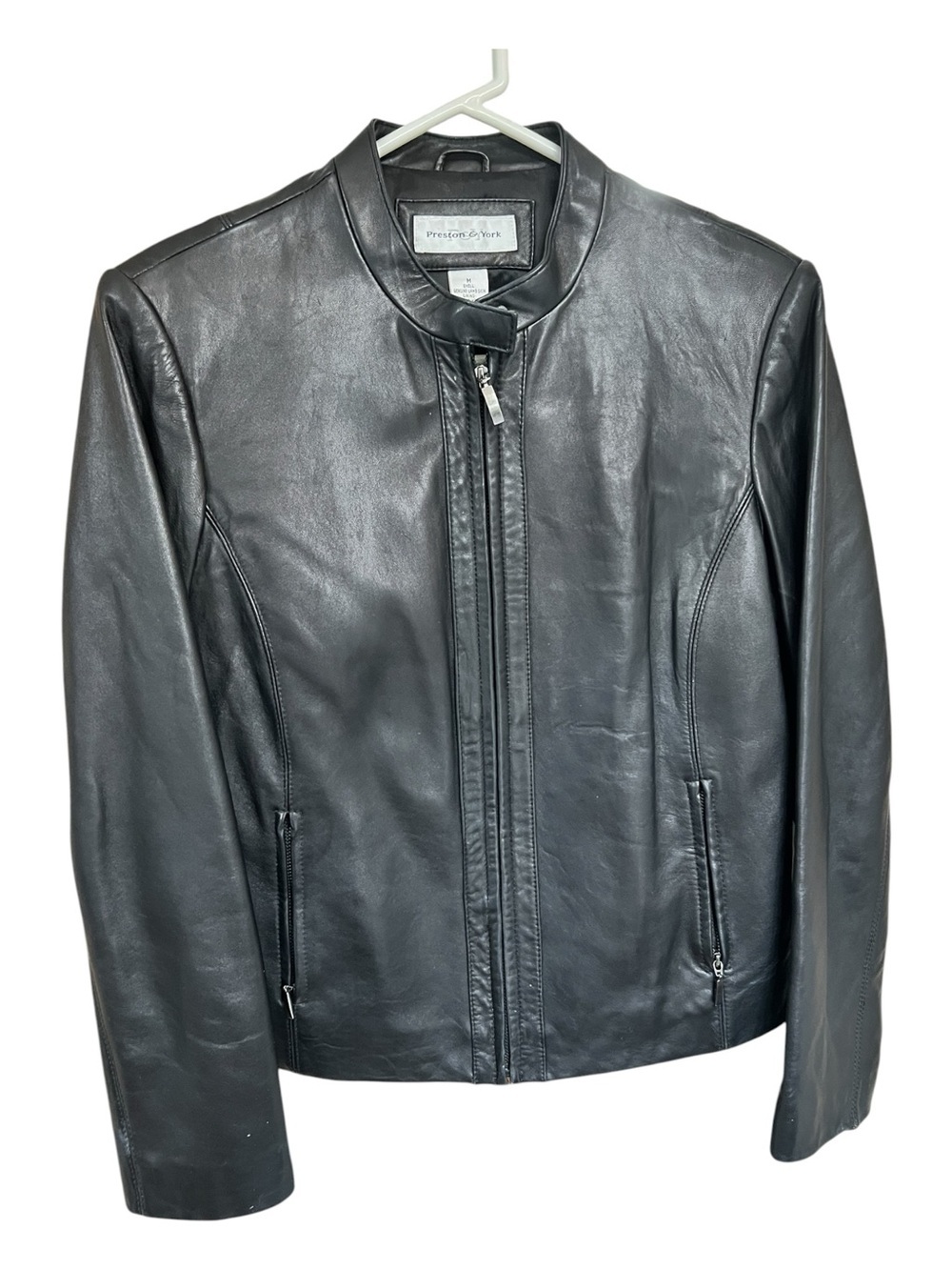 Preston & York Black Lambskin Leather Jacket